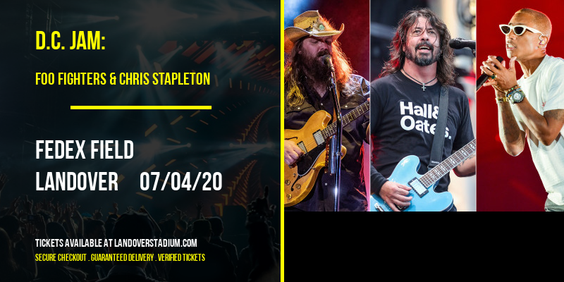 D.C. Jam: Foo Fighters & Chris Stapleton at FedEx Field tickets D.C. Jam: Foo Fighters & Chris Stapleton at FedEx Field