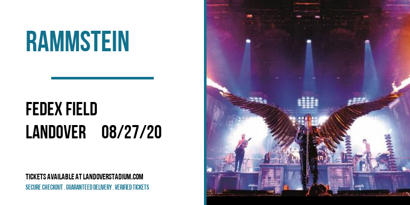 Rammstein [CANCELLED] at FedEx Field