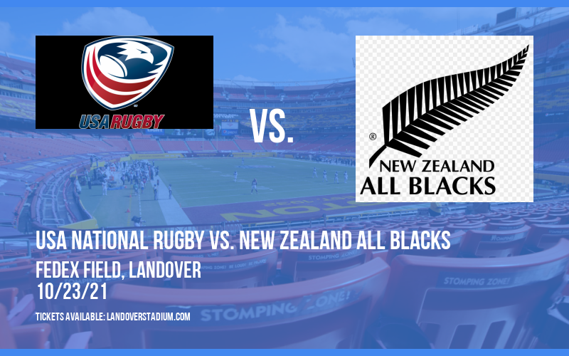 USA National Rugby vs. New Zealand All Blacks at FedEx Field