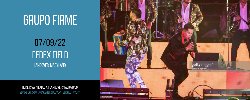 Grupo Firme at FedEx Field tickets Grupo Firme at FedEx Field