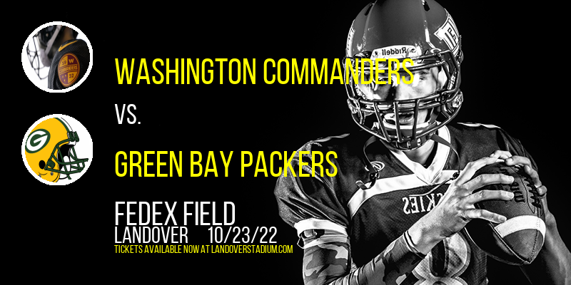 Washington Commanders vs. Green Bay Packers at FedEx Field tickets Washington Commanders vs. Green Bay Packers at FedEx Field