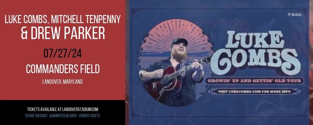 Luke Combs at Commanders Field